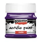 Matt akrilfesték 50ml - Ametiszt