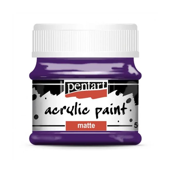 Matt akrilfesték 50ml - Ametiszt