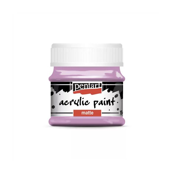 Matt akrilfesték 50ml - Málna