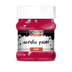 Matt akrilfesték 230ml - Kárminpiros