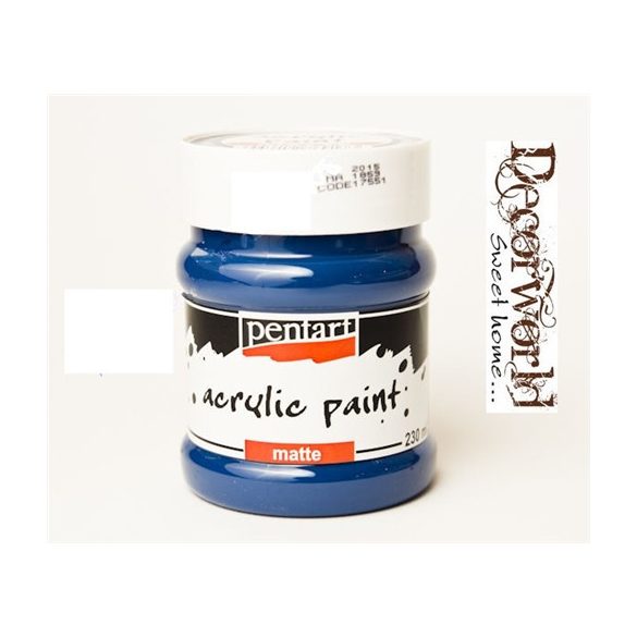 Matt akrilfesték 230 ml - Kék