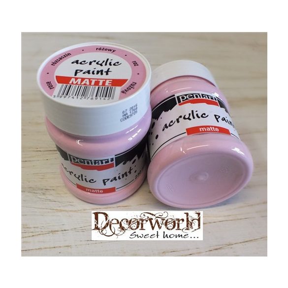 Matt akrilfesték 230 ml - Rrózsaszín