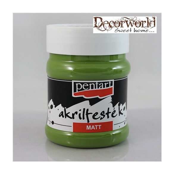 Matt akrilfesték 230 ml - Fenyőzöld