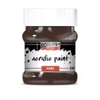 Matt akrilfesték 230ml - Sötétbarna