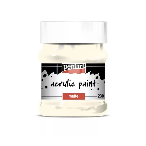 Matt akrilfesték 230ml - Elefántcsont