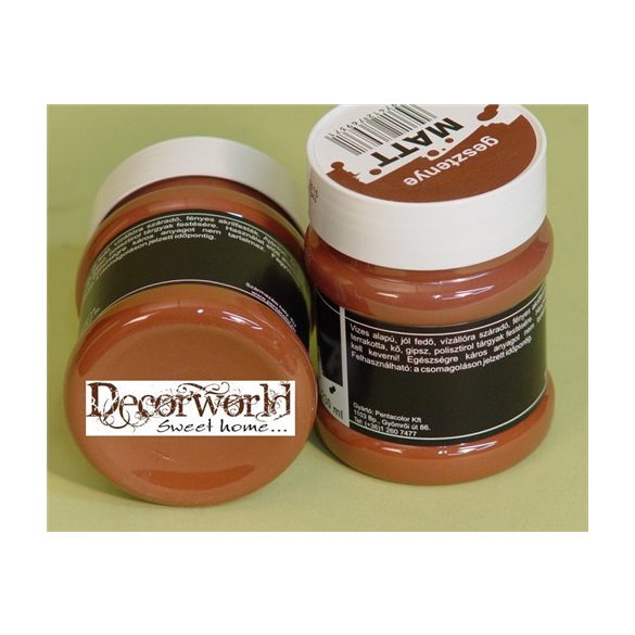 Matt akrilfesték 230 ml - Gesztenye