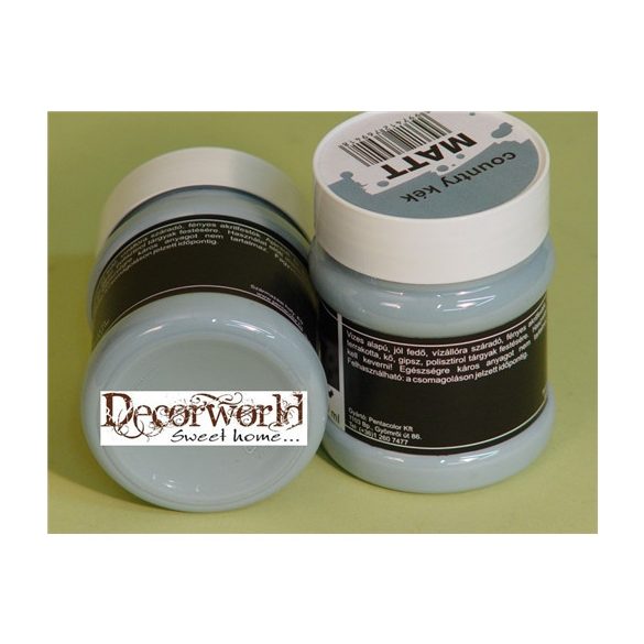 Matt akrilfesték 230 ml - Country-kék