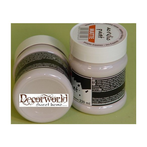 Matt akrilfesték 230 ml - Country-rózsa