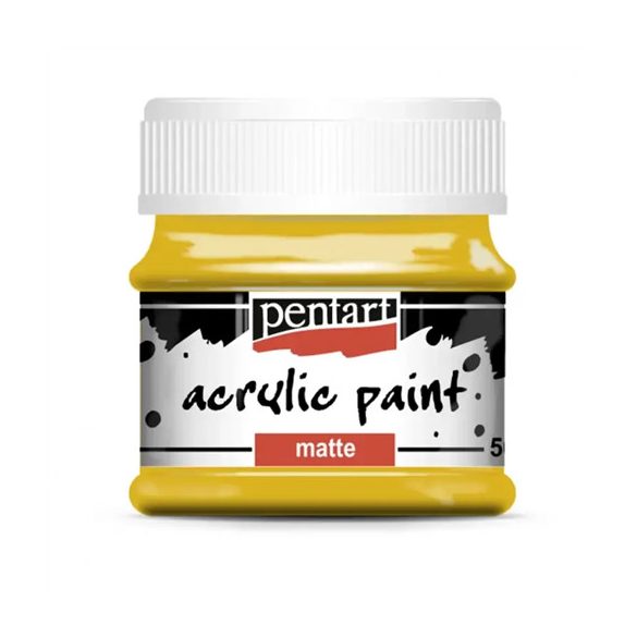 Matt akrilfesték 50ml - Mandarin