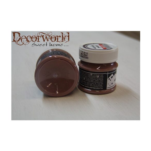 Matt akrilfesték 50 ml - Vintage barna