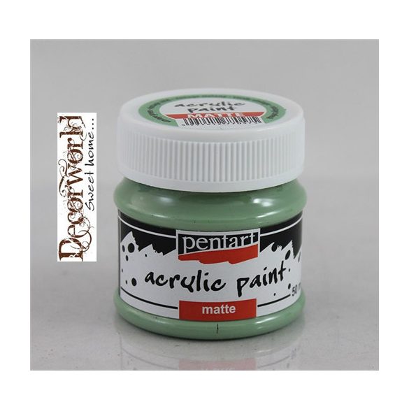 Matt akrilfesték 50 ml - Vintage zöld