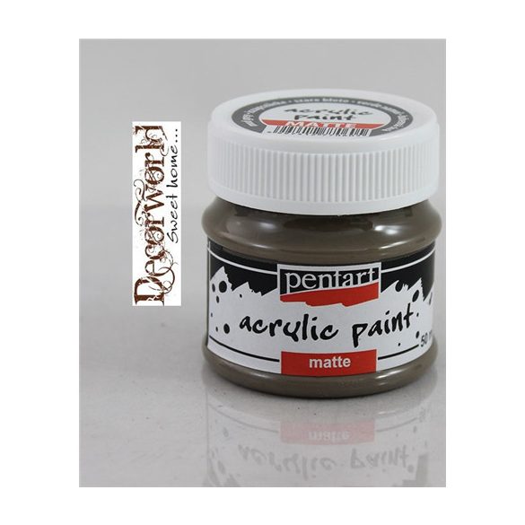 Matt akrilfesték 50 ml - Iszapszürke