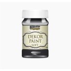 Dekor krétafesték lágy 100ml - Fekete
