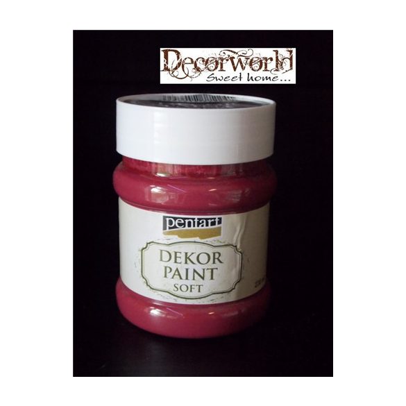 Dekor krétafesték lágy 230ml - Burgundi vörös