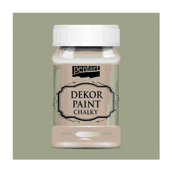 Dekor krétafesték lágy 100 ml - Mandula