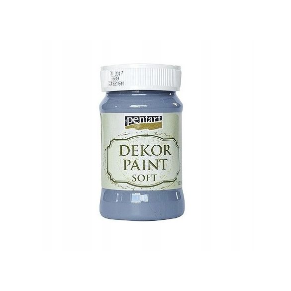 Dekor krétafesték lágy 100ml - Grafit
