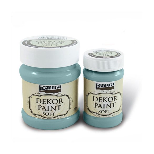 Dekor krétafesték lágy 100ml - Country-kék