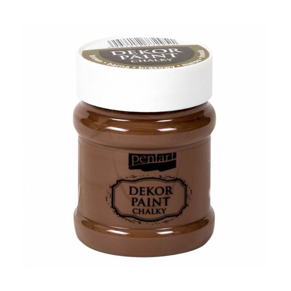 Dekor krétafesték lágy 230ml - Barna