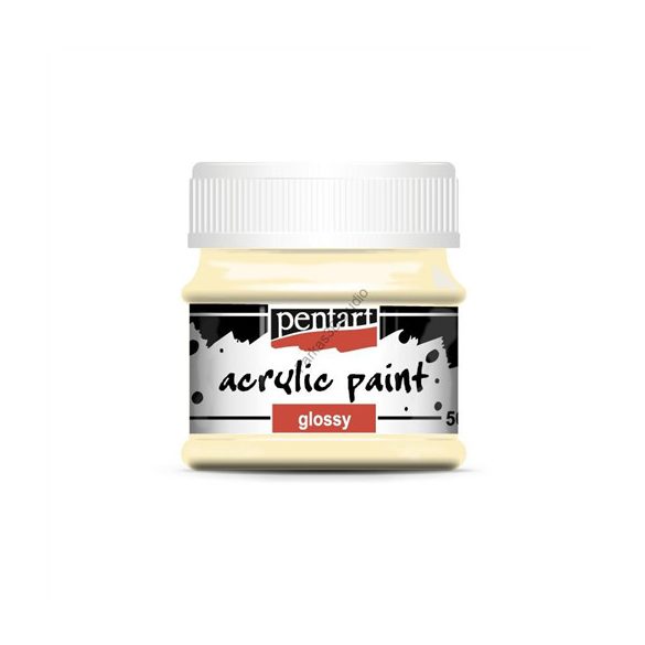 Fényes akrilfesték 50 ml - Bézs