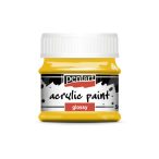 Fényes akrilfesték 50 ml - Napsárga
