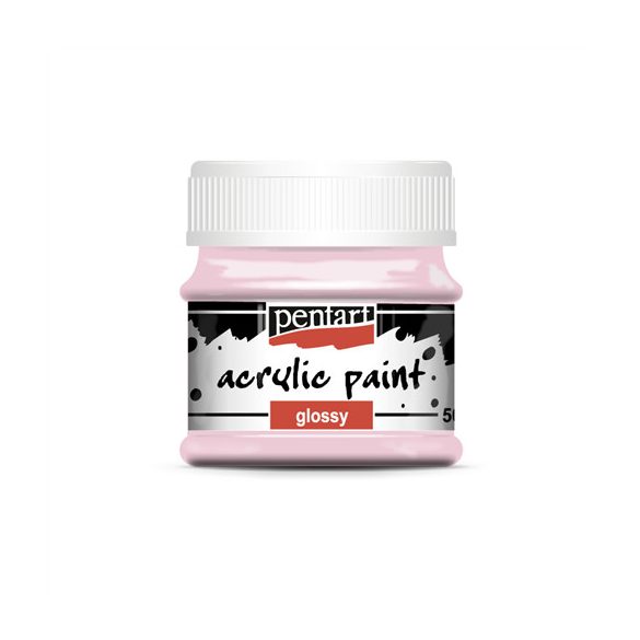 Fényes akrilfesték 50 ml - Rózsaszín