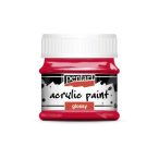 Fényes akrilfesték 50ml - Piros