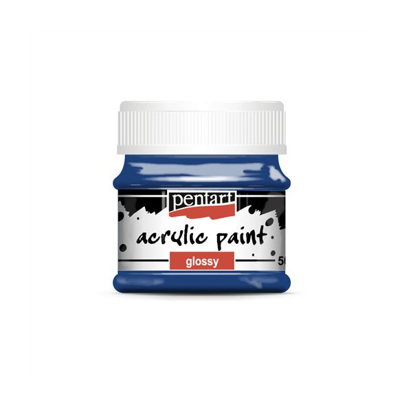 Fényes akrilfesték 50 ml - Sötétkék