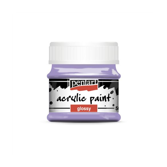 Fényes akrilfesték 50 ml - Világoslila