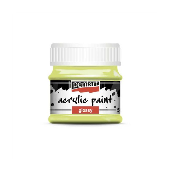 Fényes akrilfesték 50ml - Lime