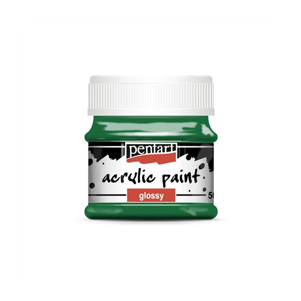 Fényes akrilfesték 50 ml - Fenyőzöld