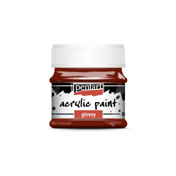 Fényes akrilfesték 50 ml - Bordó