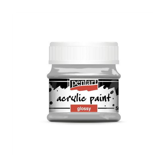 Fényes akrilfesték 50 ml - Szürke