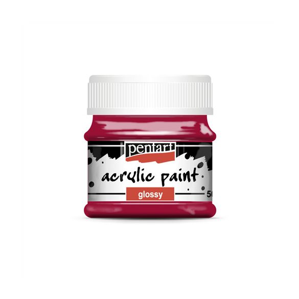 Fényes akrilfesték 50ml - Vörösbor