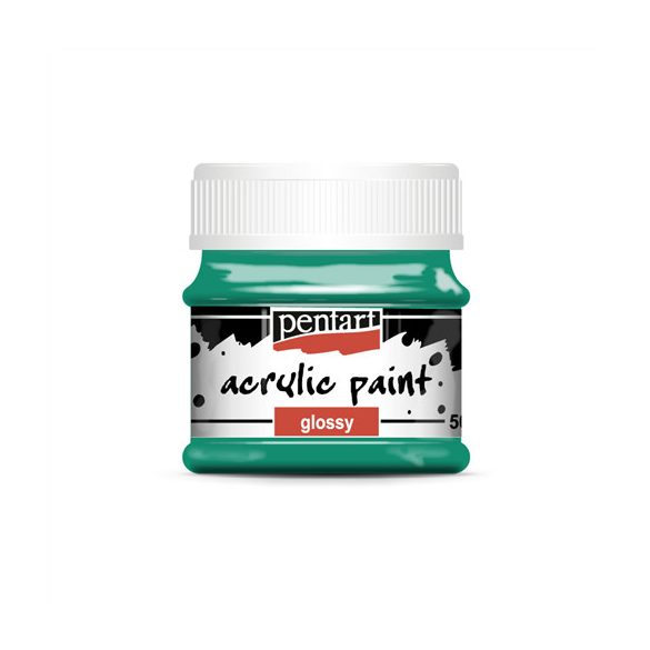 Fényes akrilfesték 50 ml - Türkiz