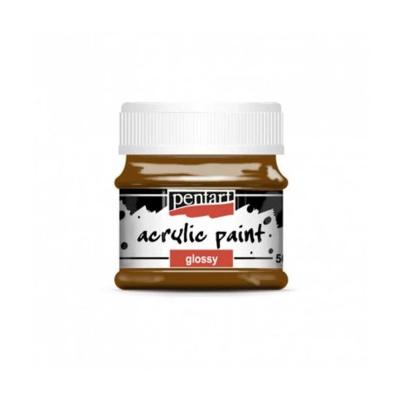 Fényes akrilfesték 50 ml - Gesztenye