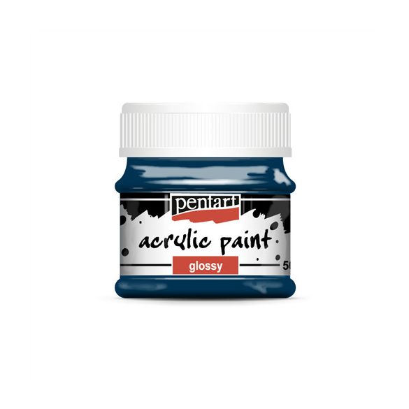 Fényes akrilfesték 50ml - Indigókék