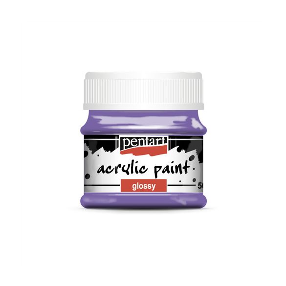Fényes akrilfesték 50 ml - Ibolyalila
