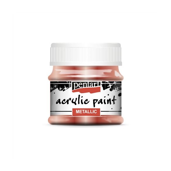 Metál akrilfesték 50 ml - Bronz