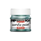 Metál akrilfesték 50ml - Zöldeskék