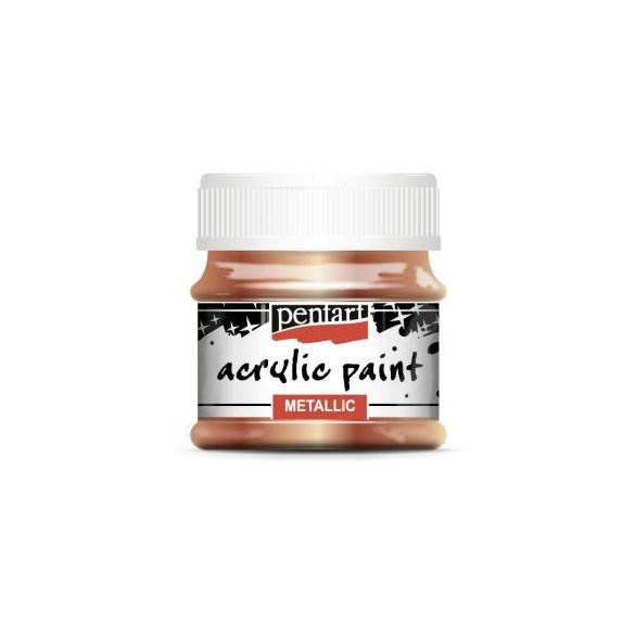 Metál akrilfesték 50 ml - Antikréz