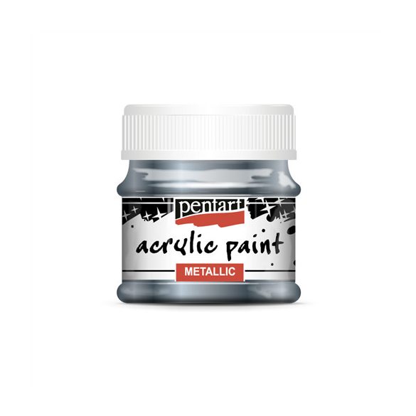 Metál akrilfesték 50ml - Csillogó kék