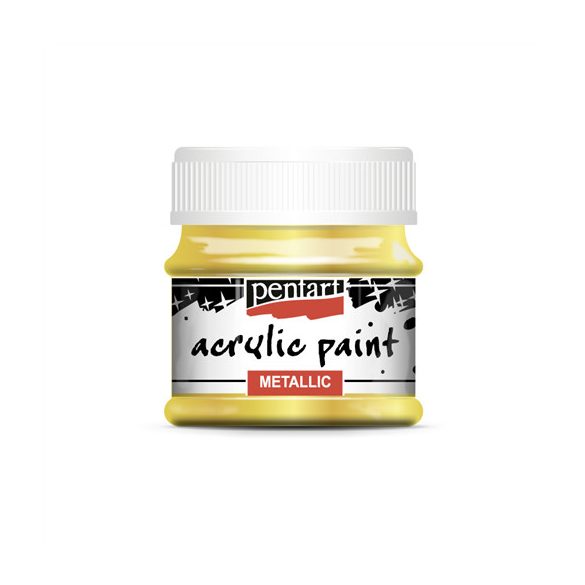 Metál akrilfesték 50ml - Barokkarany