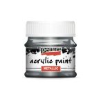 Metál akrilfesték 50ml - Rokokóezüst