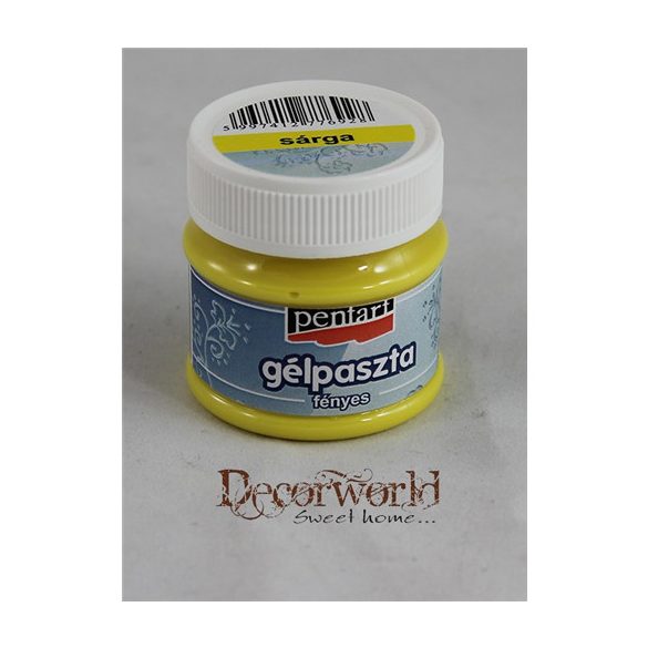 Gélpaszta fényes 50ml - Sárga