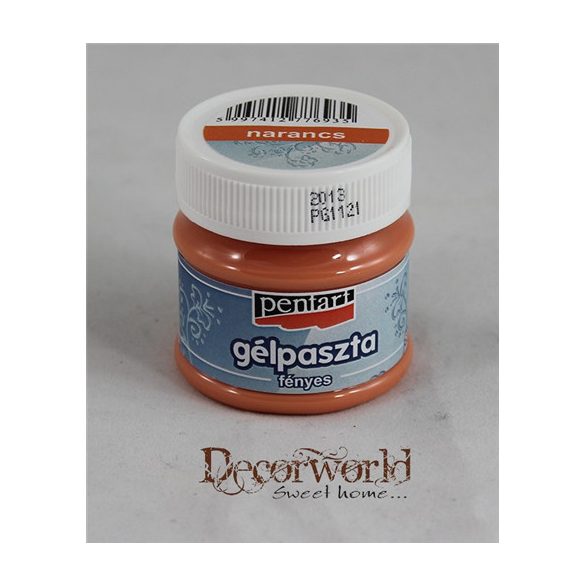 Gélpaszta fényes 50ml - Narancs