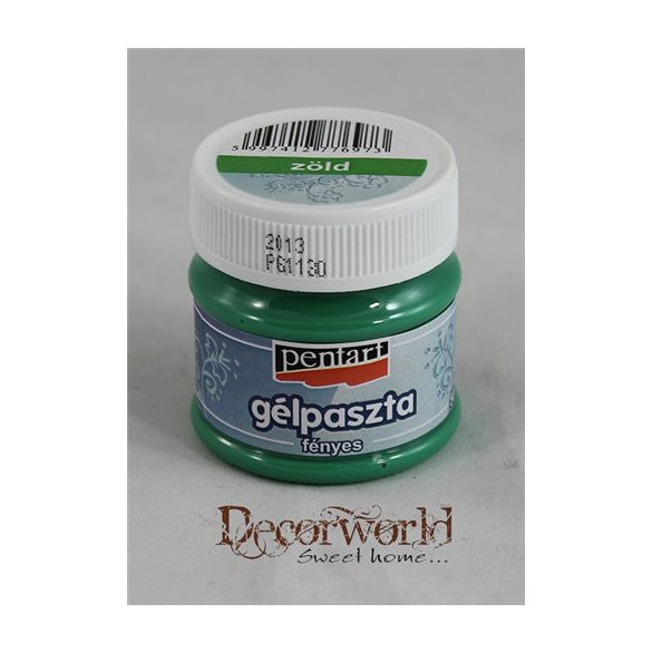 Gélpaszta fényes 50ml - Zöld