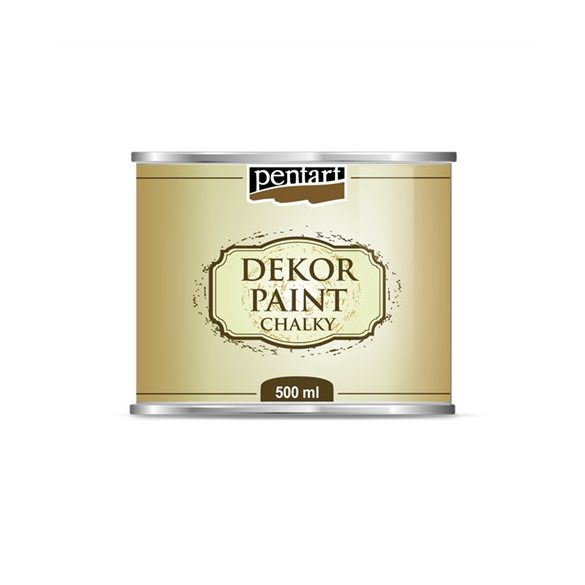 Dekor krétafesték lágy 500ml - Sárga