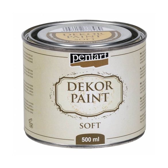Dekor krétafesték lágy 500ml - Mandarin