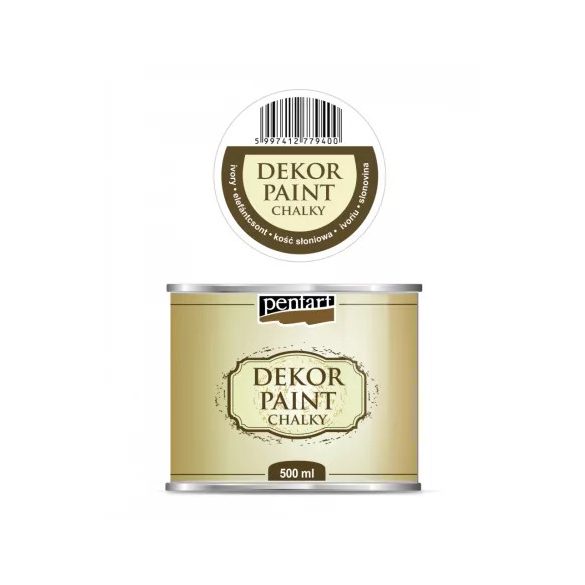 Dekor krétafesték lágy 500ml - Elefántcsont