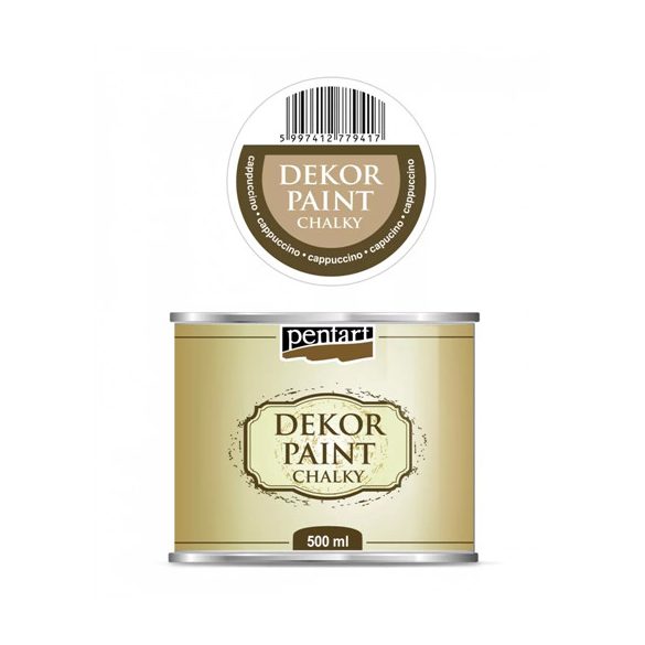 Dekor krétafesték lágy 500ml - Cappuccino